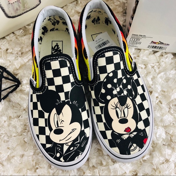 Vans Other - Vans Classic Slip On Disney Mickey & Minnie